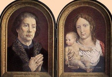 ジャン・カロンデレ ヤン・マブセの二連祭壇画 Oil Paintings